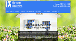 Desktop Screenshot of mortgagemastersinc.com